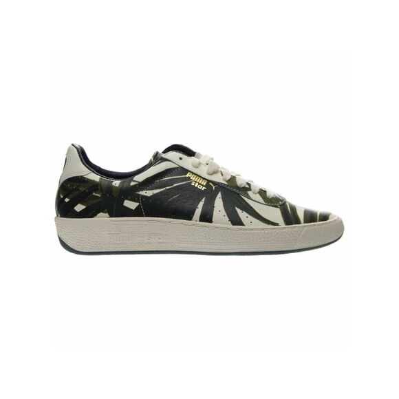 PUMA Other - PUMA Mens Green Palm 1/2" Platform Star X Wedge Leather Athletic Sneakers 5